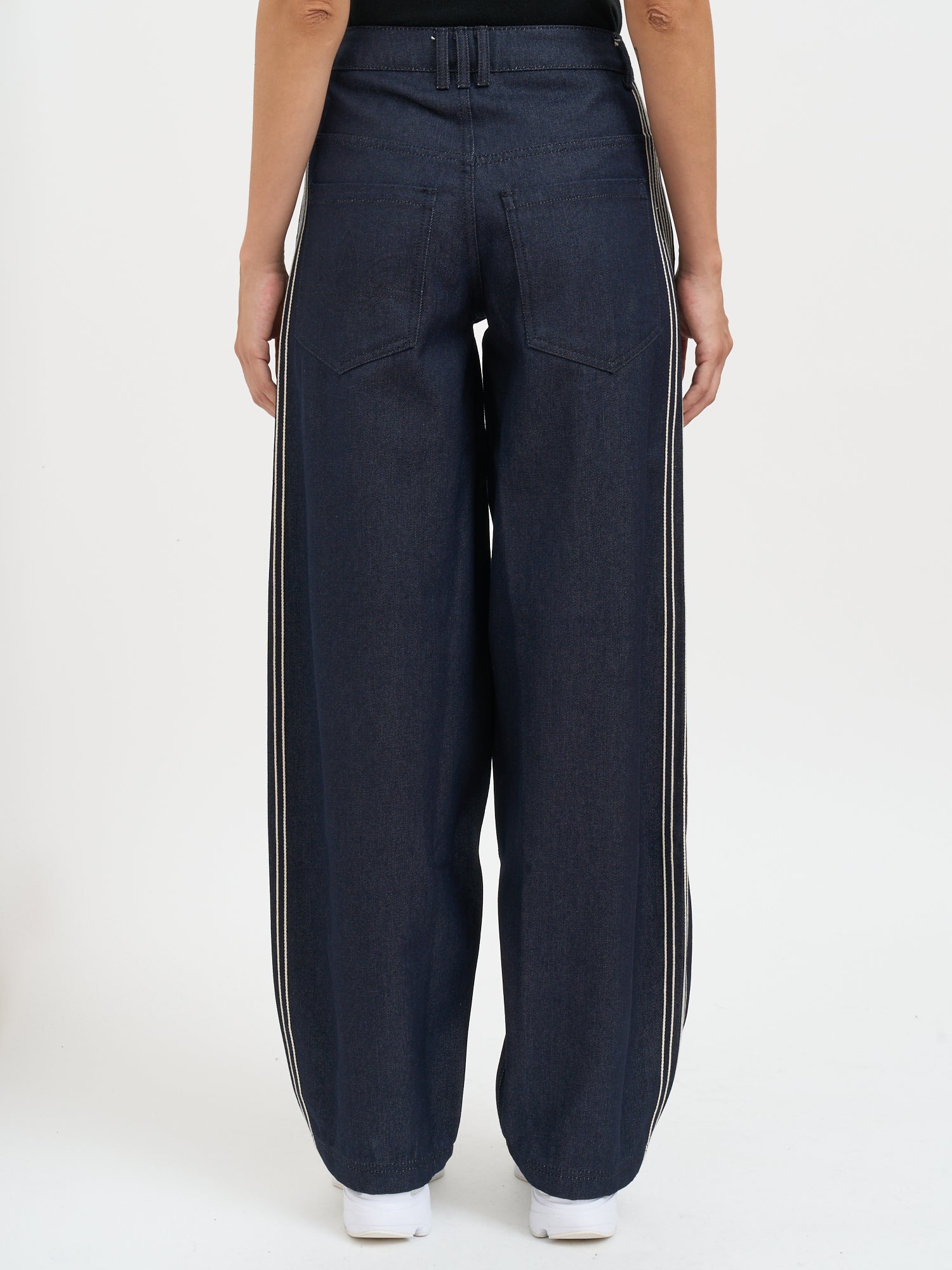 ADIDAS ORIGINALS Regular Fit Denim Trousers for Women