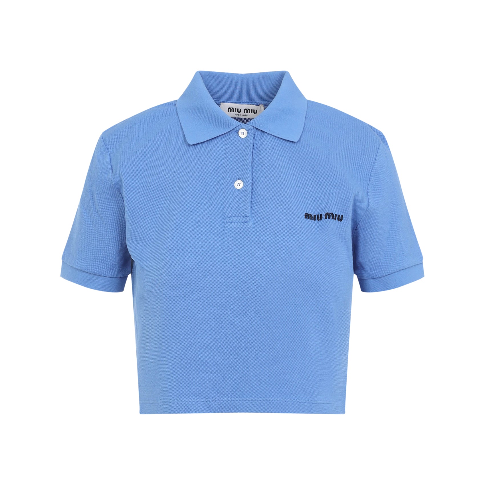 MIU MIU Piquet Polo Shirt for Women