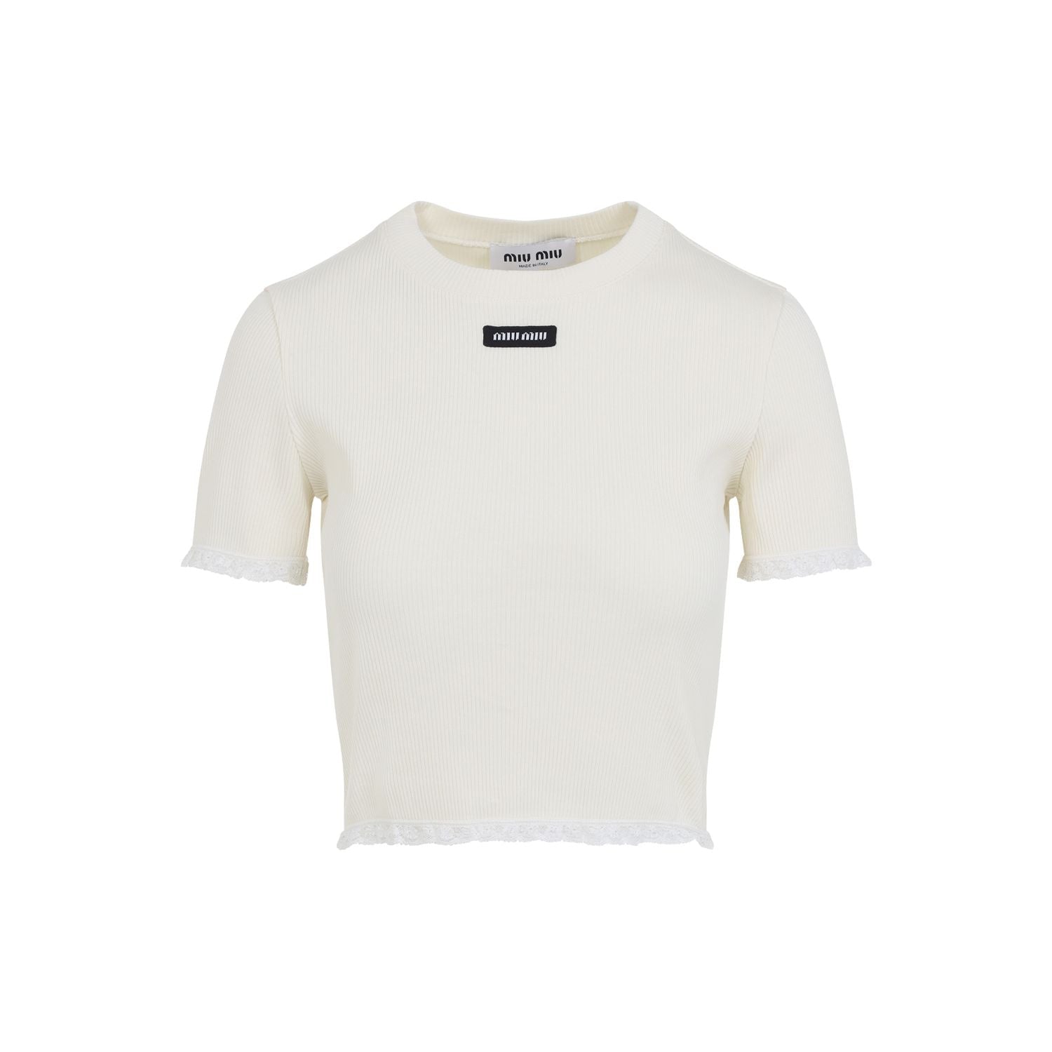 MIU MIU Essential Cotton T-Shirt for Women