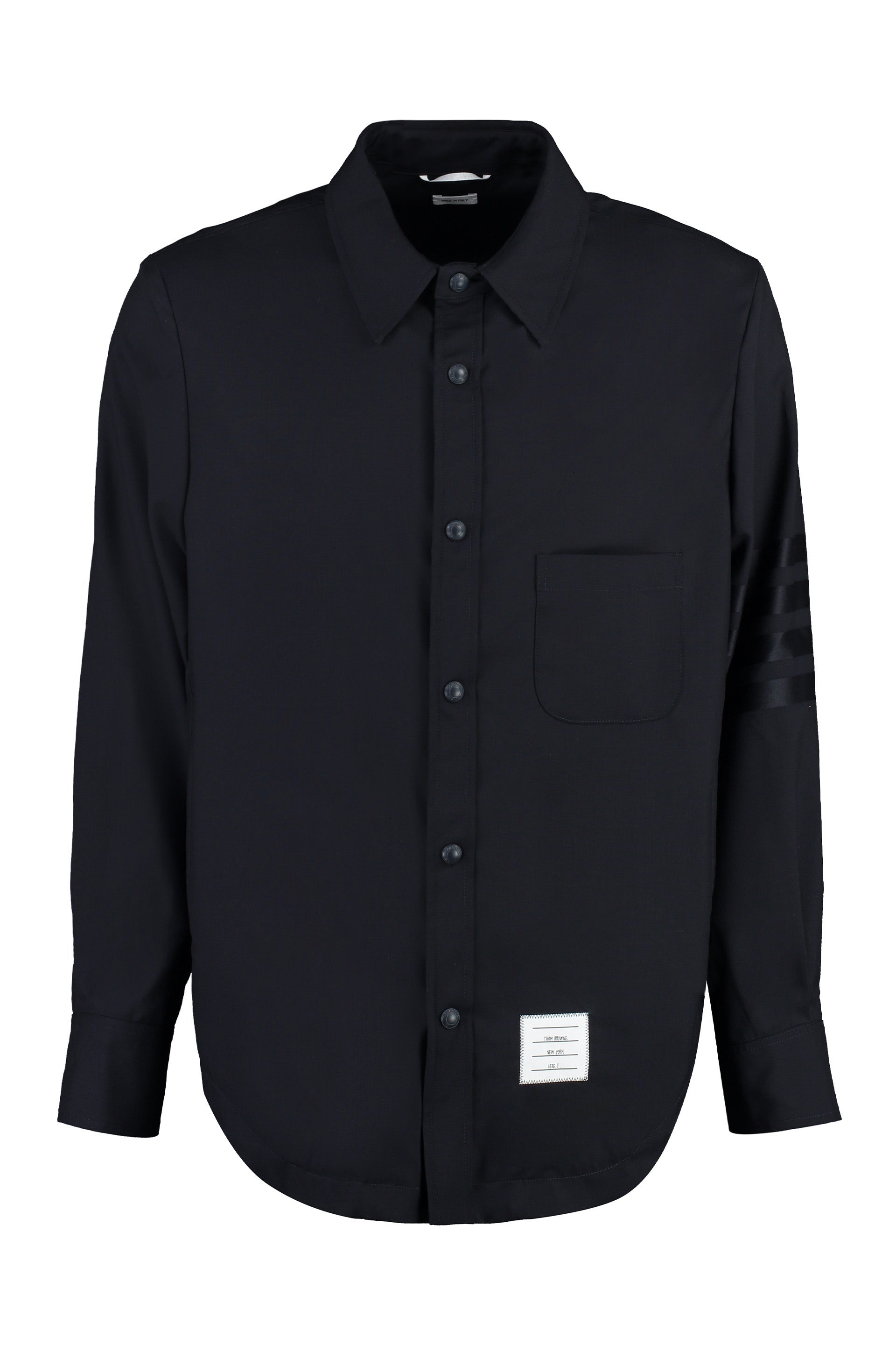 THOM BROWNE Wool Shirt for Men - FW23 Collection