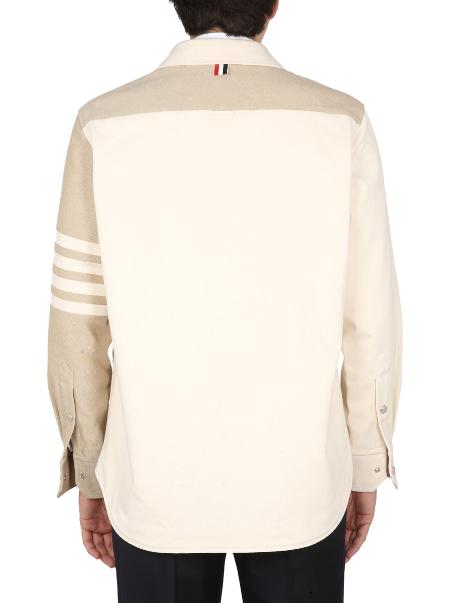 THOM BROWNE Classic Denim Jacket for Men