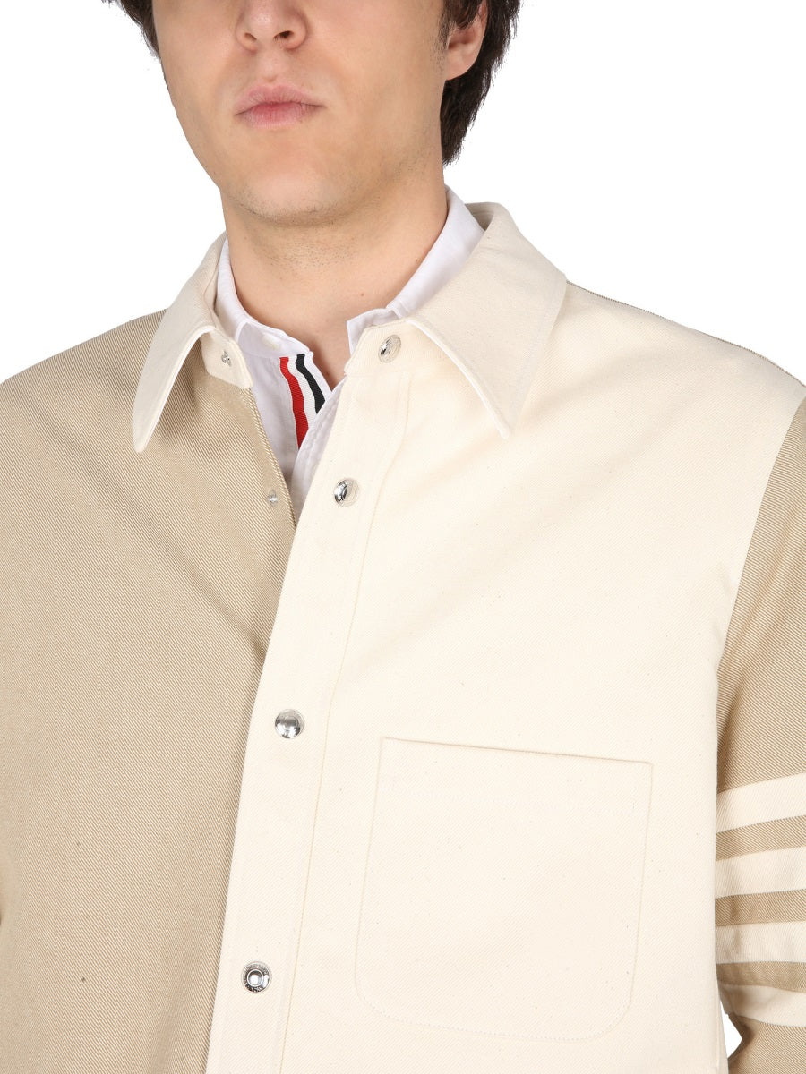 THOM BROWNE Classic Denim Jacket for Men
