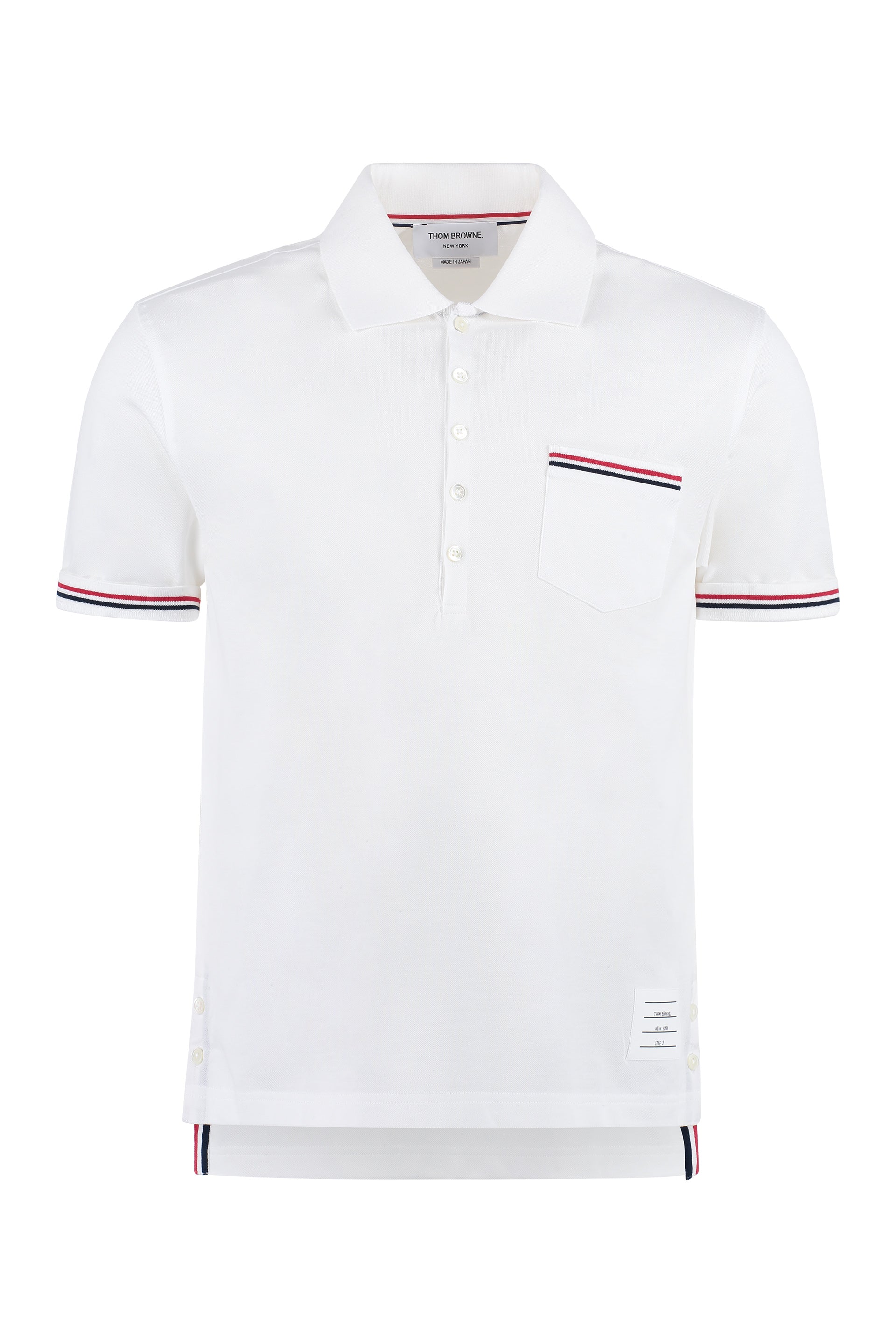 THOM BROWNE RWB Cotton Polo Shirt for Men