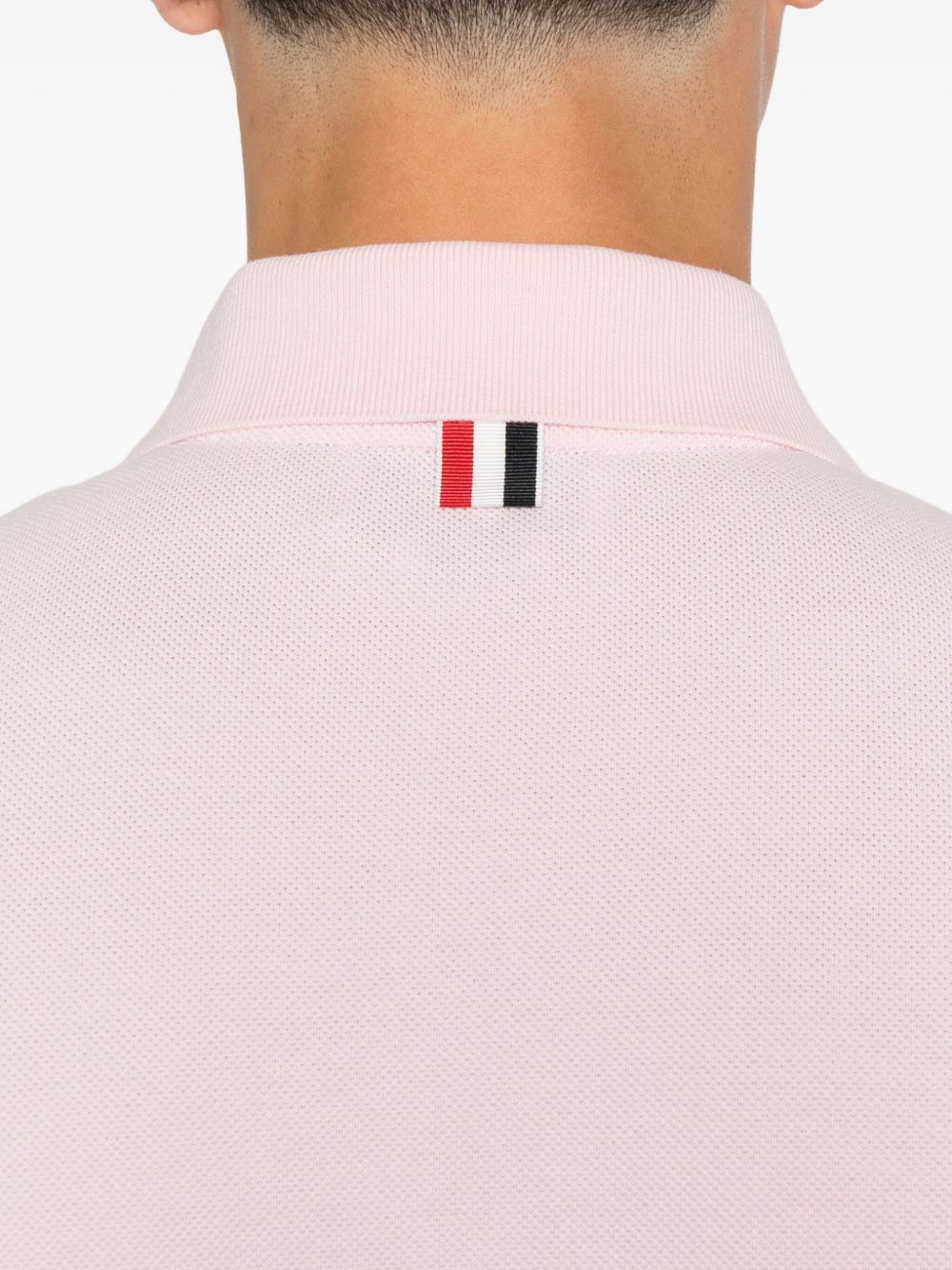 THOM BROWNE Cotton Polo Shirt