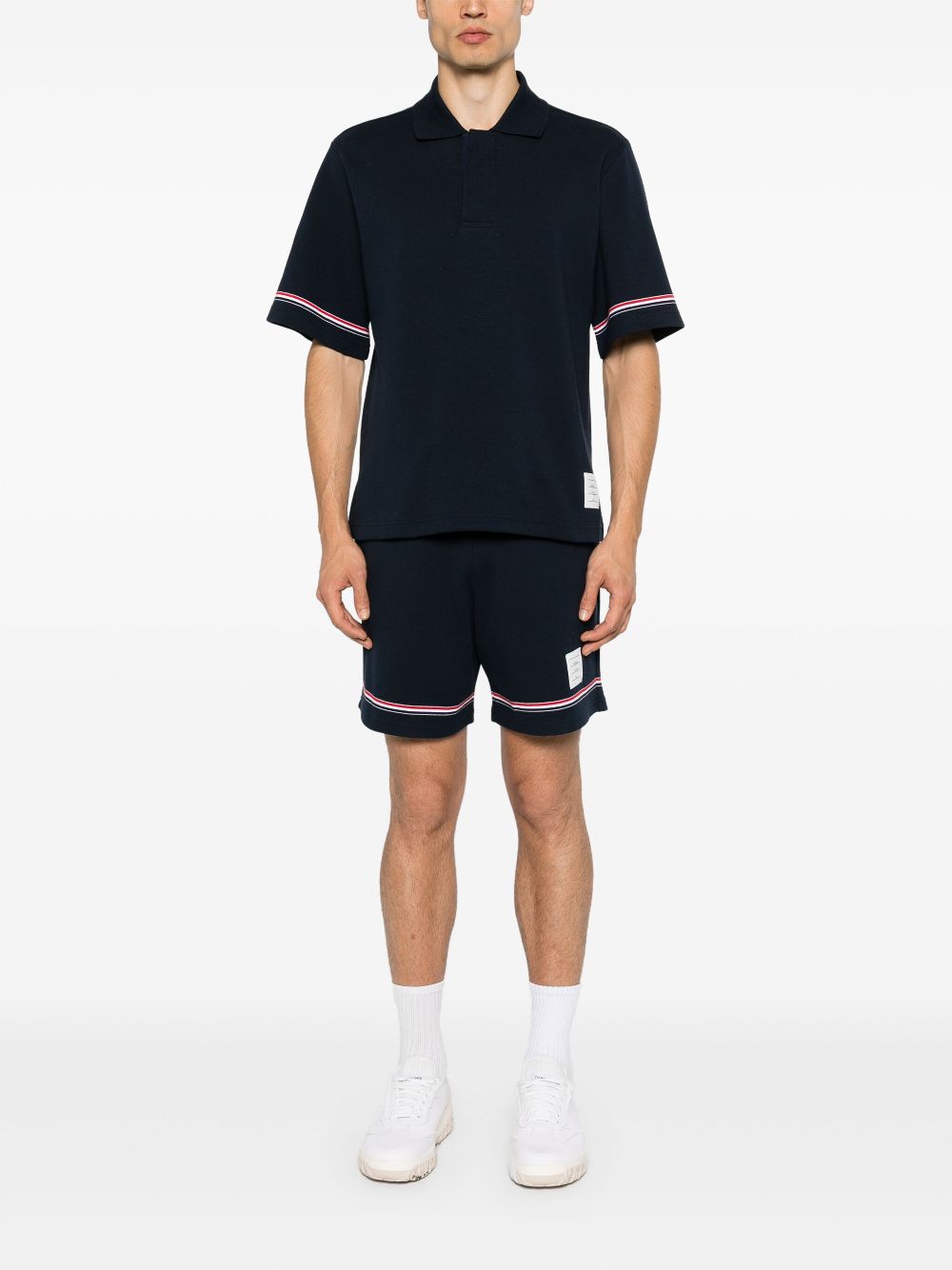 THOM BROWNE 100% Cotton Mini T-Shirt for Men