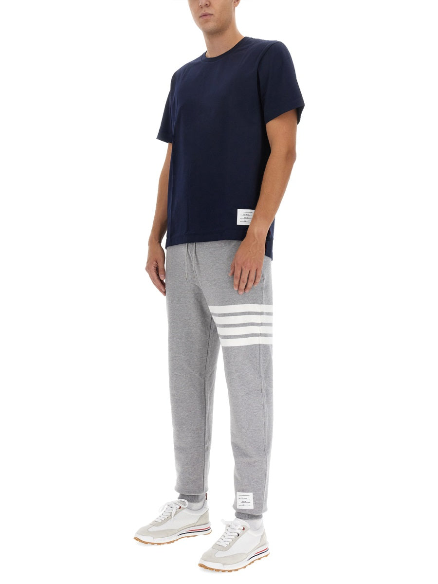THOM BROWNE 4-Bar Signature Cotton Sweatpants