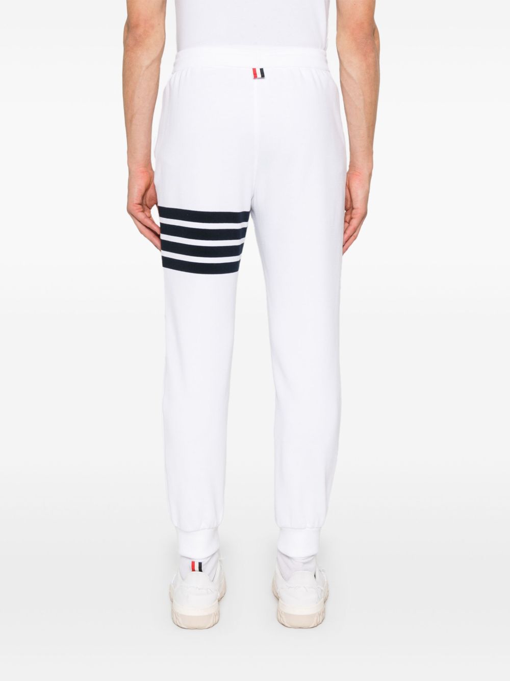 THOM BROWNE Signature 4-Bar Cotton Sweatpants