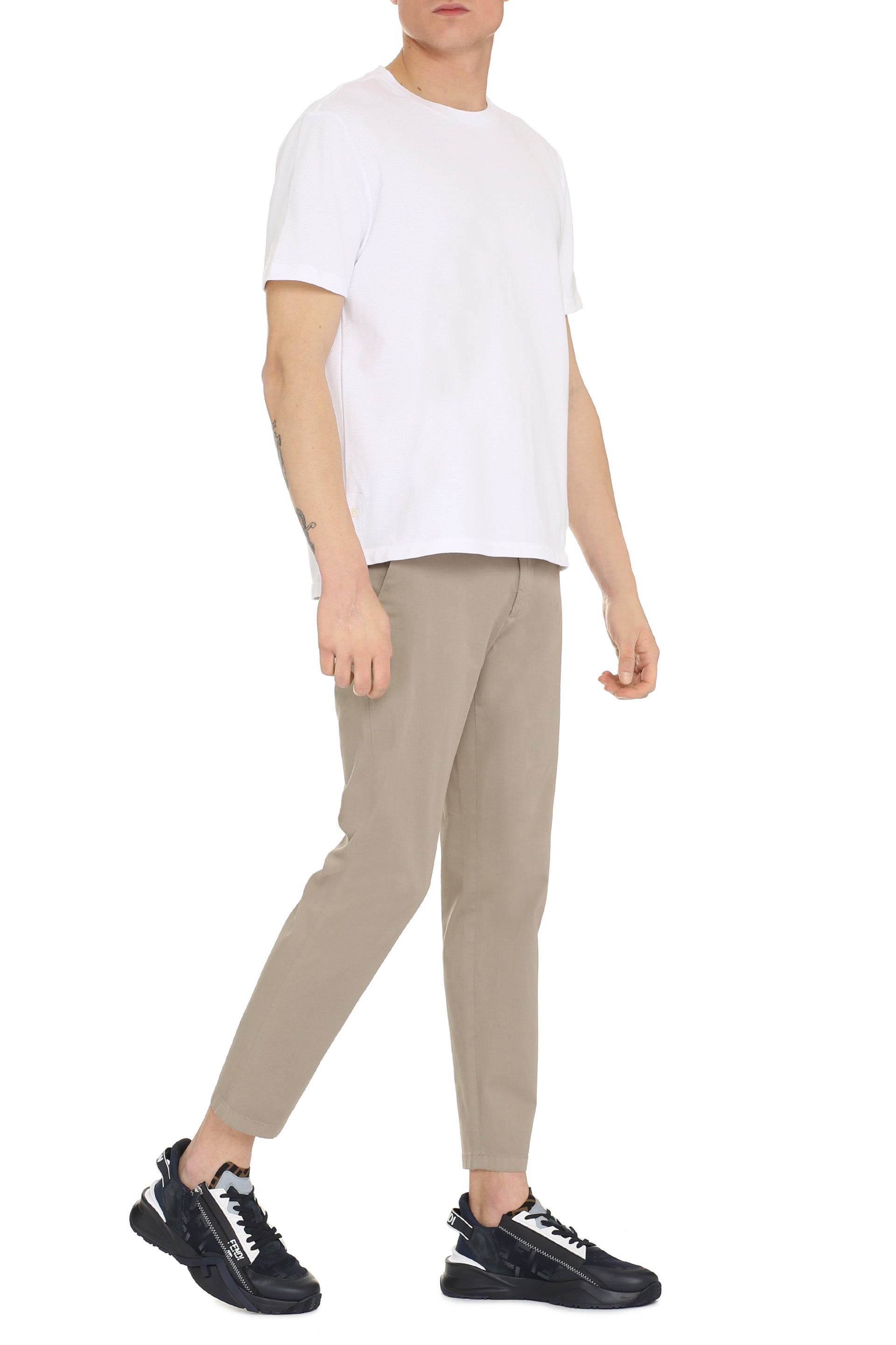 THOM BROWNE RWB Stripe Piqué Mini T-Shirt for Men