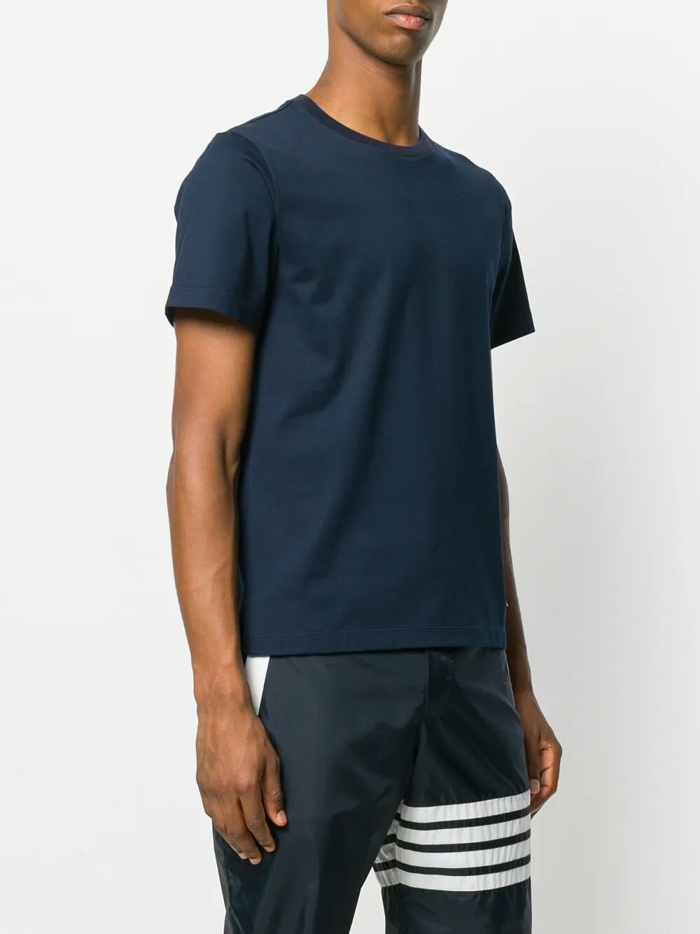 THOM BROWNE Relaxed Fit Mini Side Slit T-Shirt