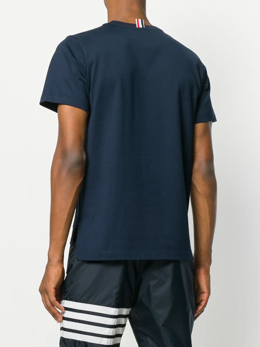 THOM BROWNE Relaxed Fit Mini Side Slit T-Shirt