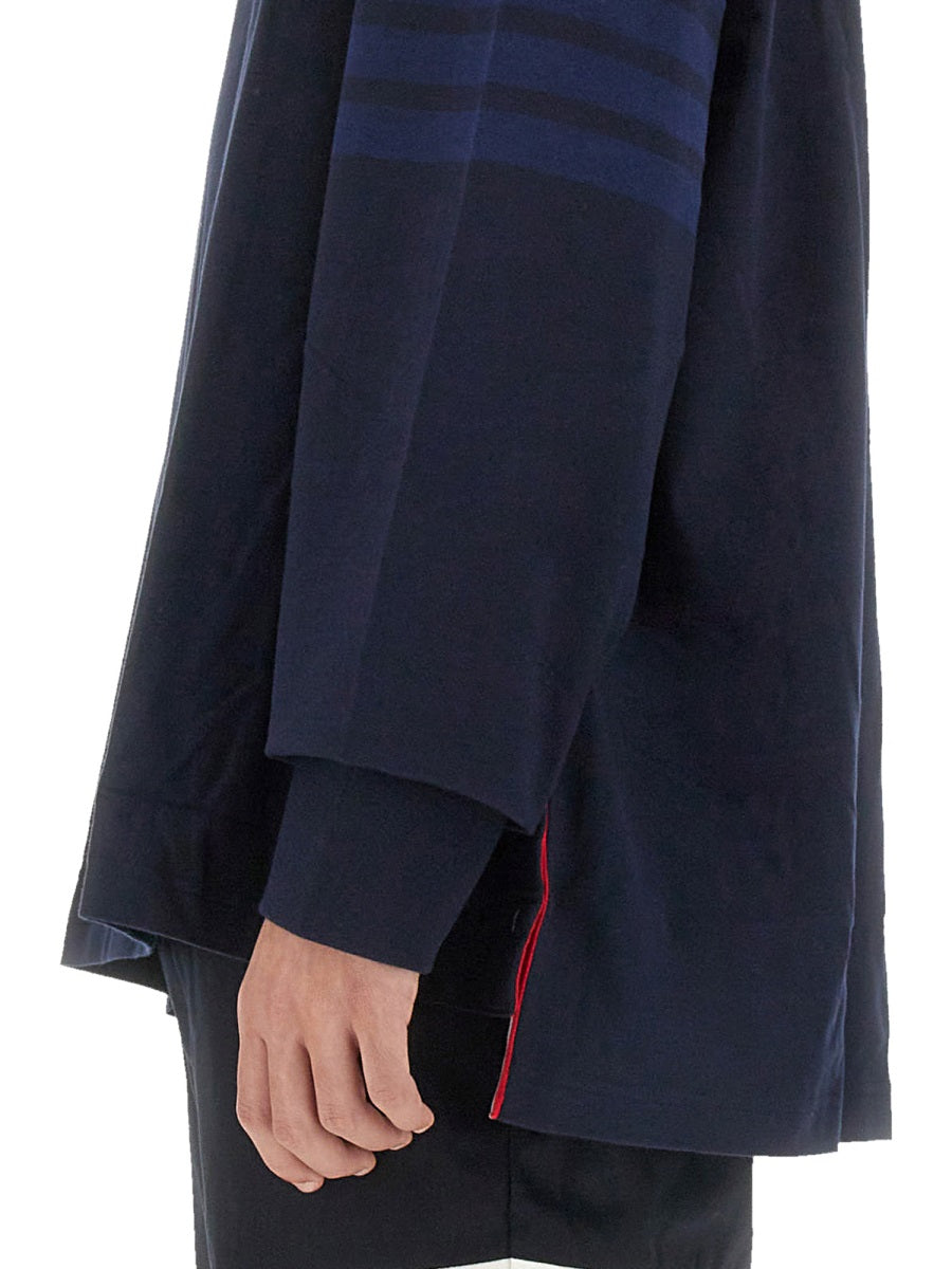 THOM BROWNE Men's Mini 4-Bar Cotton Shirt