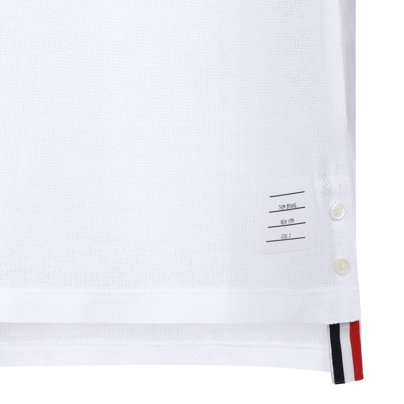 THOM BROWNE Cotton Crew Neck T-Shirt for Men - Classic Fit