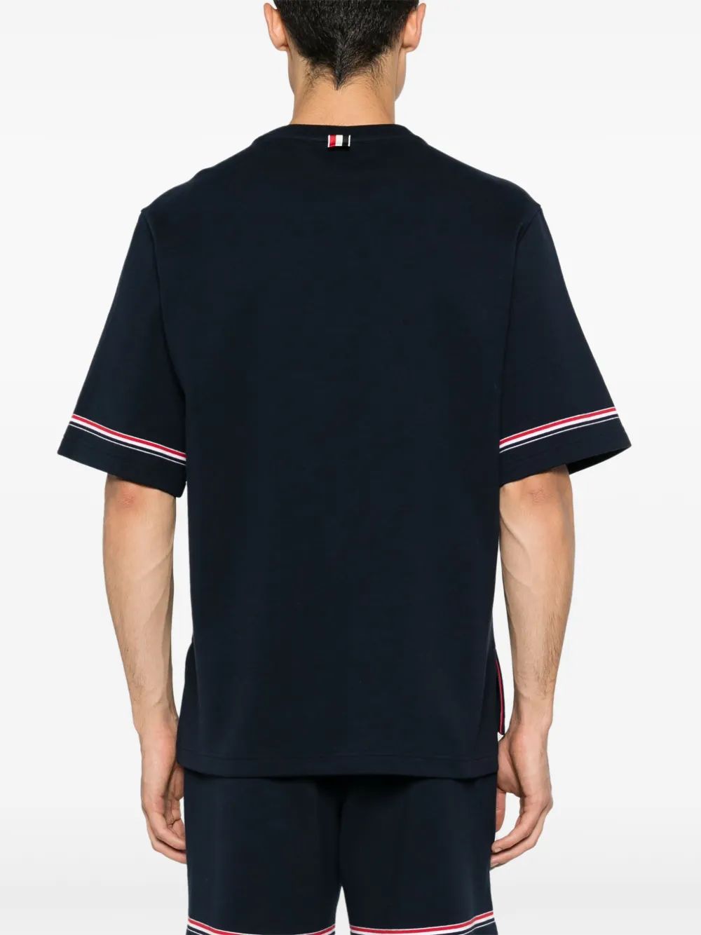 THOM BROWNE Men's Fit Rugby T-Shirt