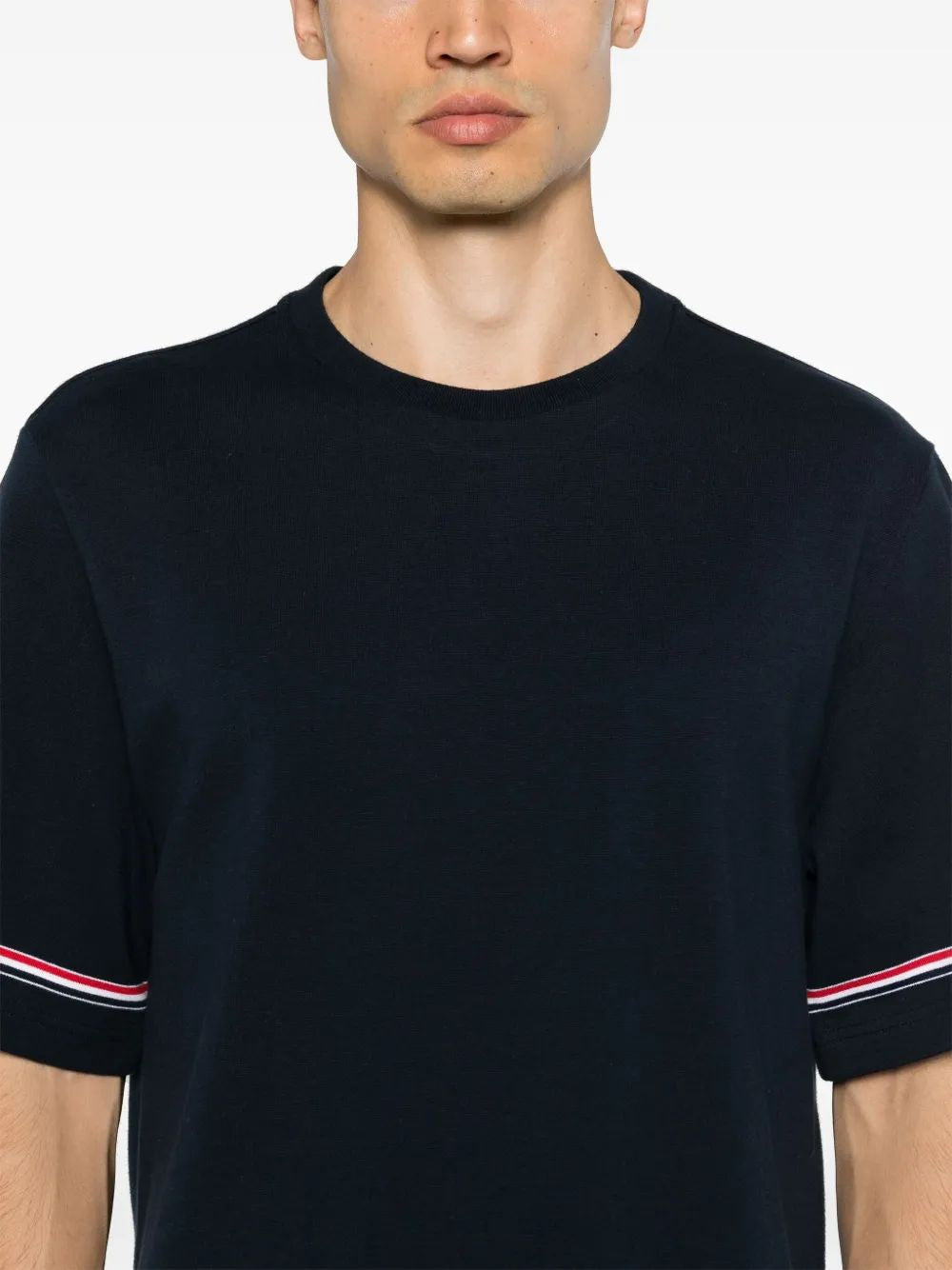 THOM BROWNE Men's Fit Rugby T-Shirt