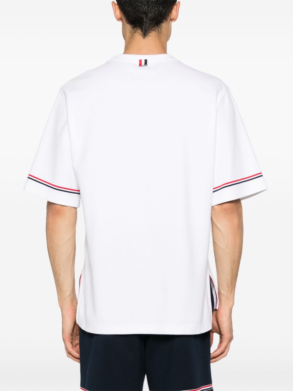 THOM BROWNE Breathable Comfort T-Shirt for Men - SS25 Collection