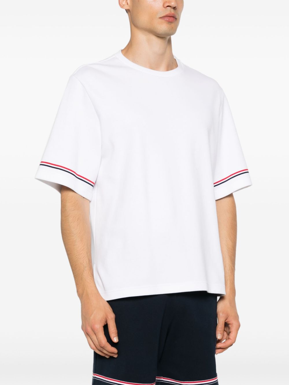 THOM BROWNE Breathable Comfort T-Shirt for Men - SS25 Collection
