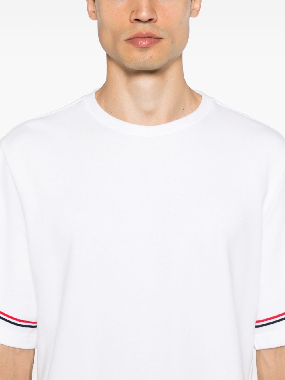 THOM BROWNE Breathable Comfort T-Shirt for Men - SS25 Collection