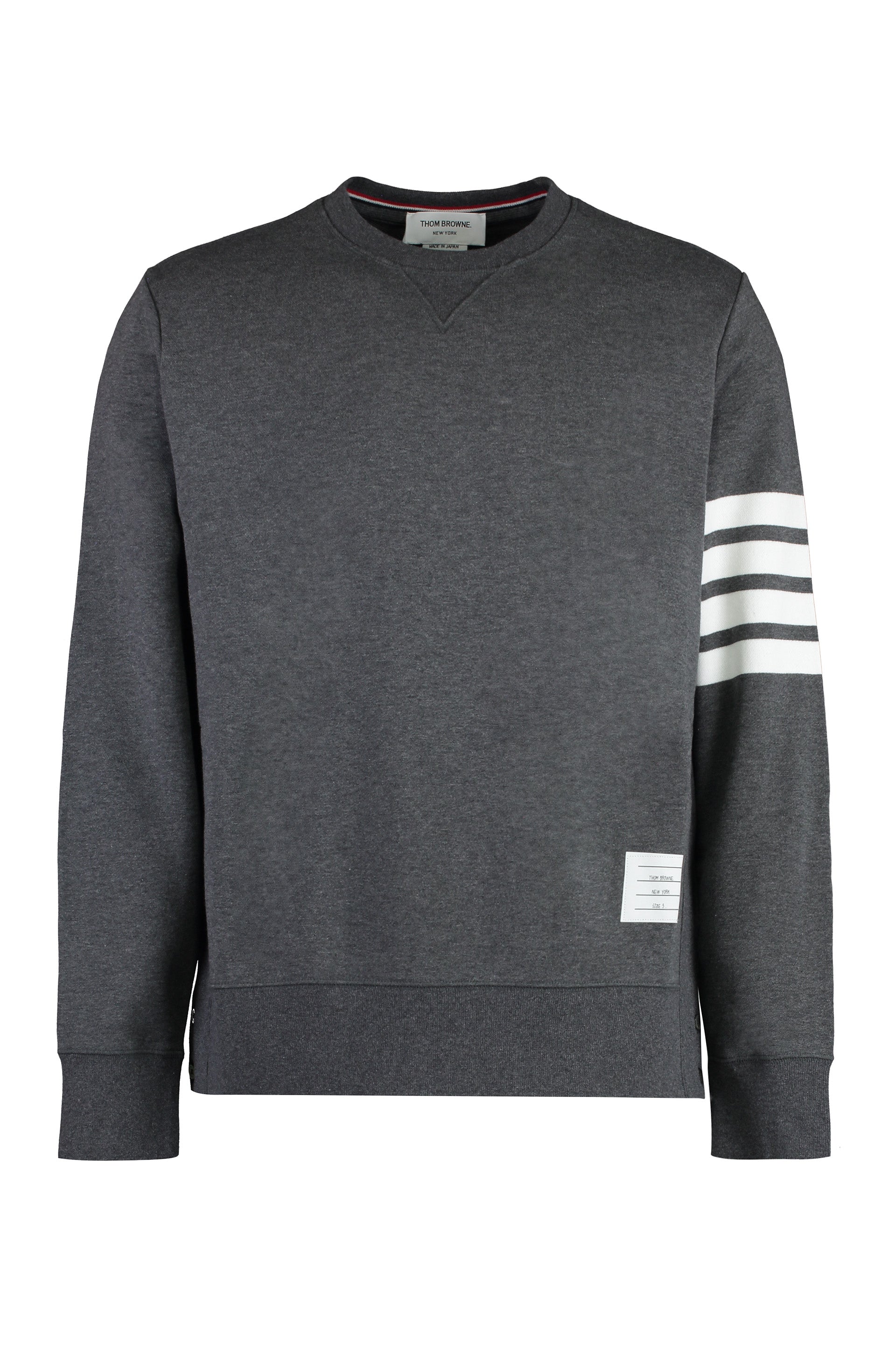 THOM BROWNE Cotton Crew-Neck Sweatshirt - S