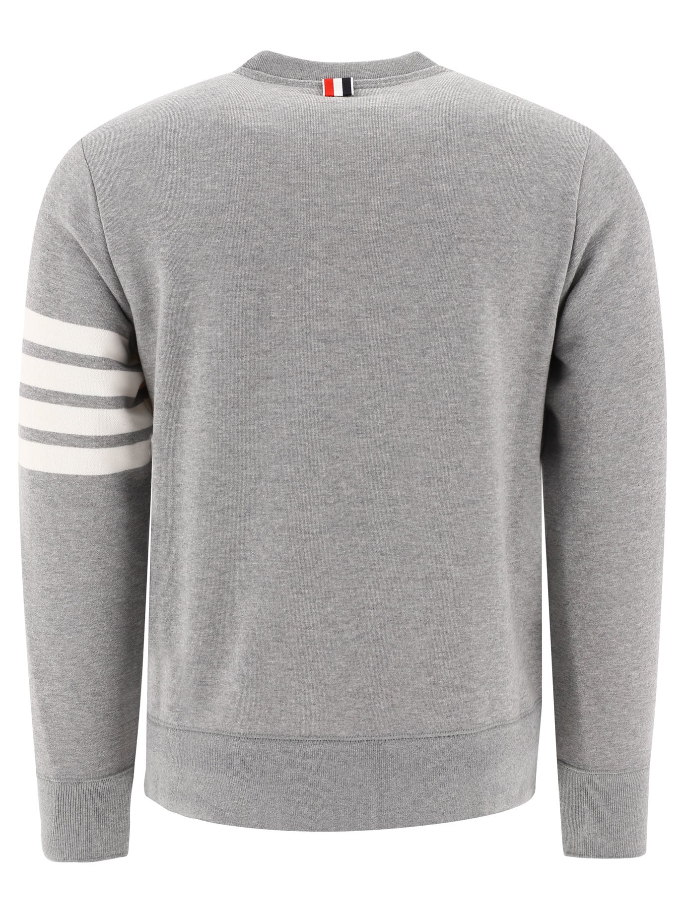THOM BROWNE Classic Loopback Sweatshirt with Engineered 4 Bar