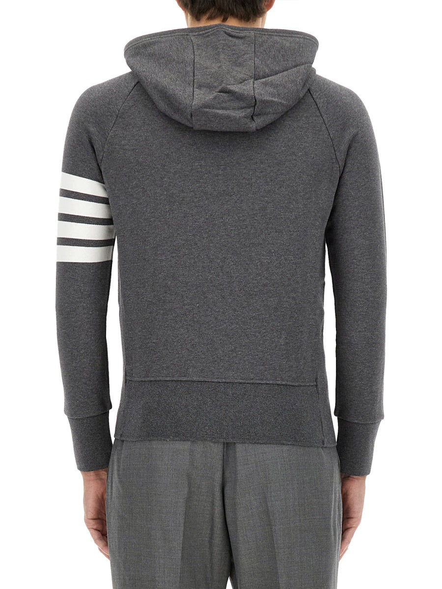 THOM BROWNE Classic Hoodie Sweatshirt - Size 2