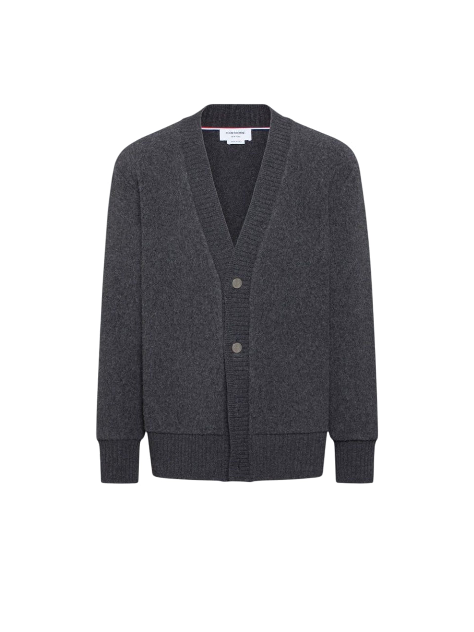 THOM BROWNE Oversized V-Neck Cardigan for Men
