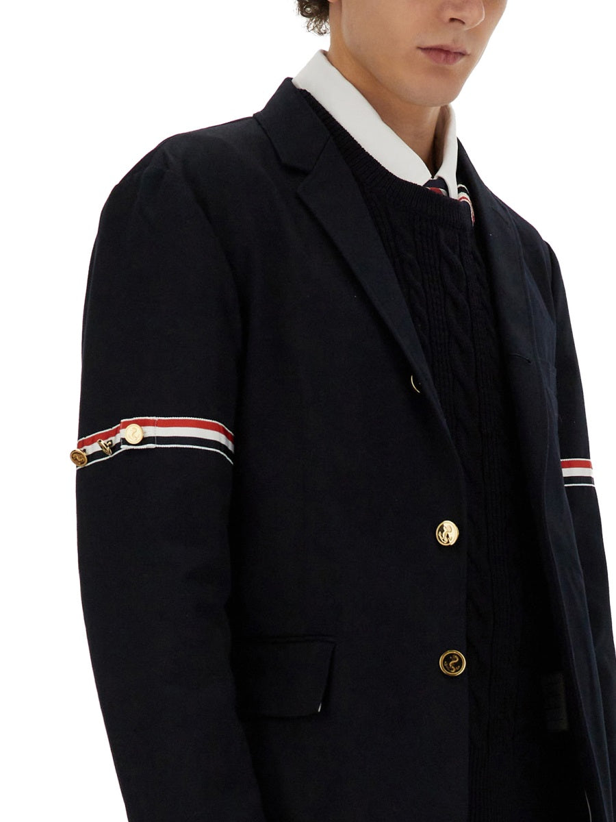THOM BROWNE Single-Breasted Jacket - Size 2