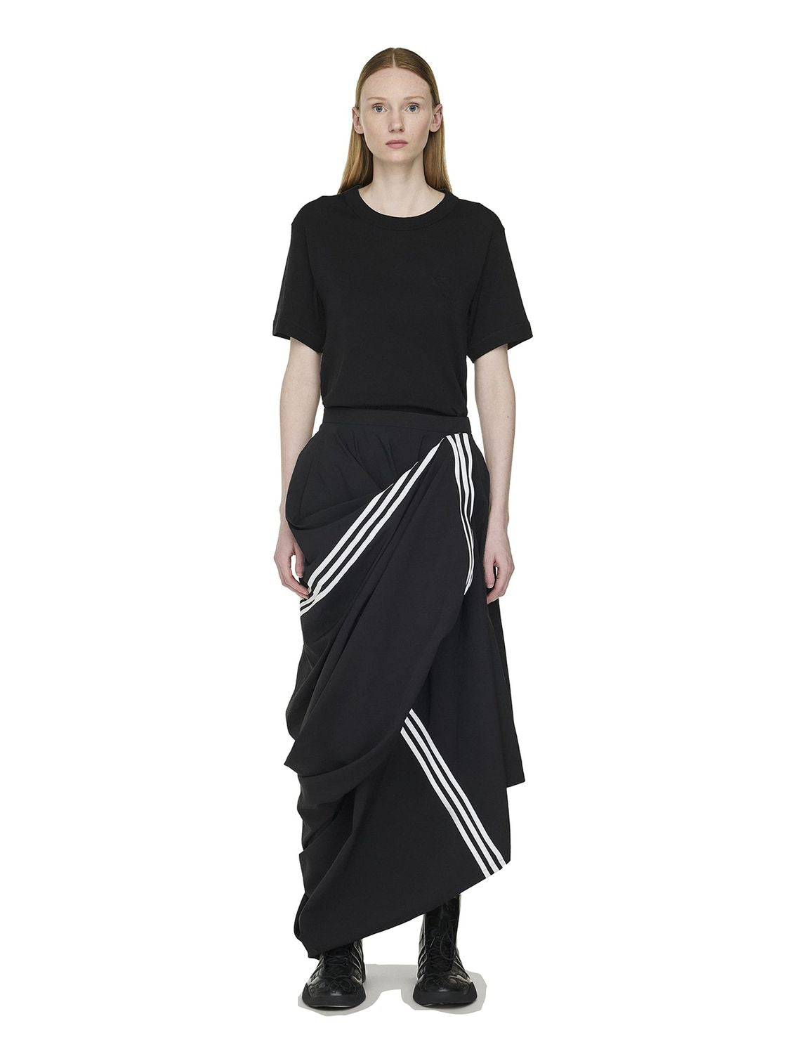 Y-3 3-Stripe Nylon Mini Skirt