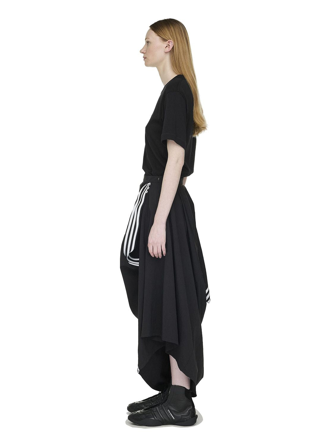 Y-3 3-Stripe Nylon Mini Skirt
