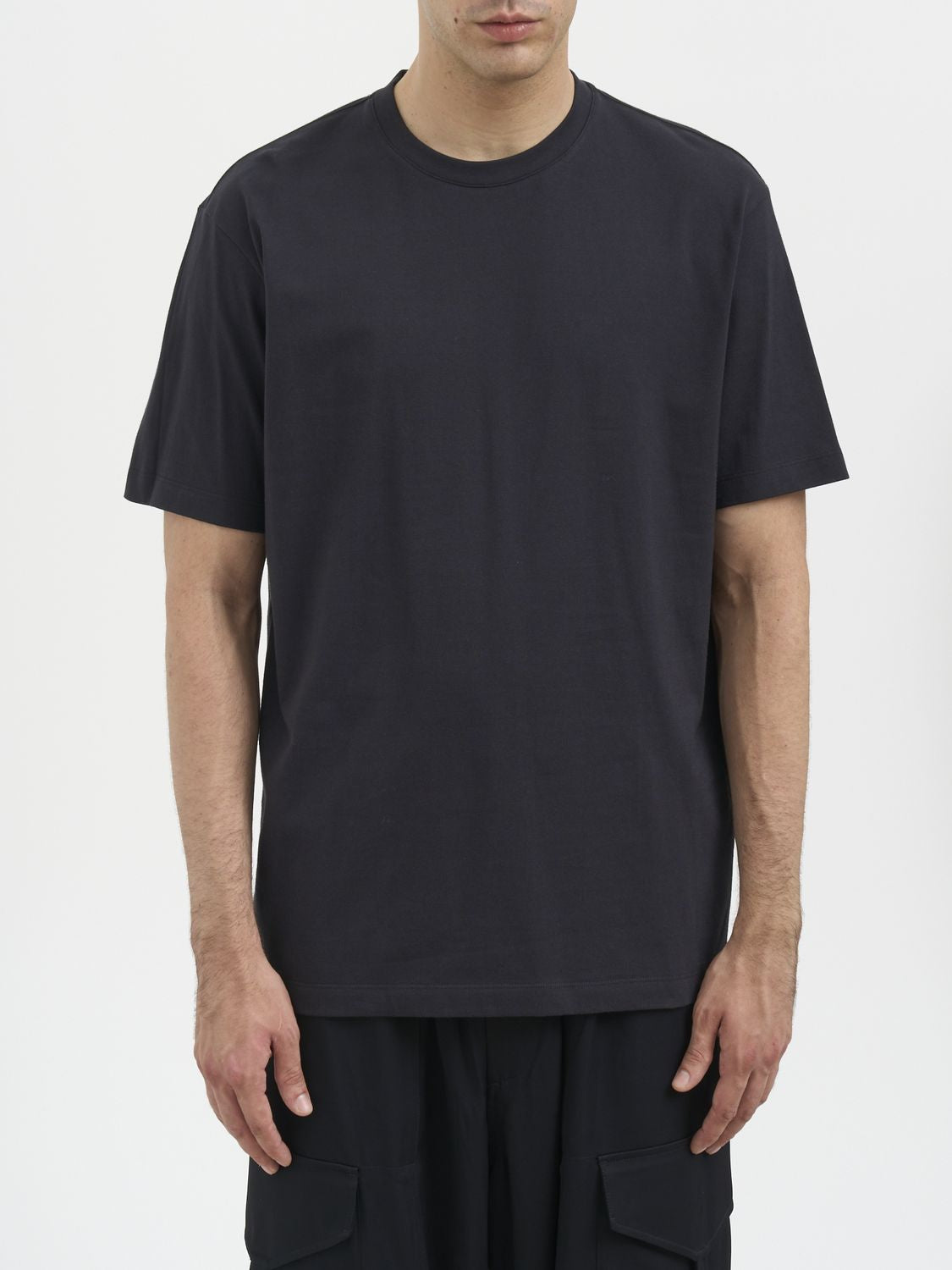 Y-3 Graphic Print T-Shirt with Cut Sleeves