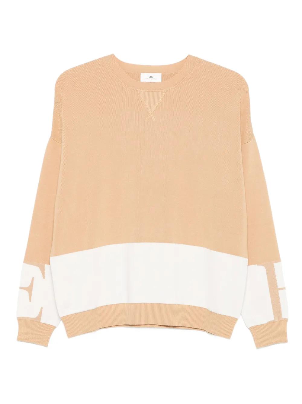 ELISABETTA FRANCHI Tricot Crewneck Sweater