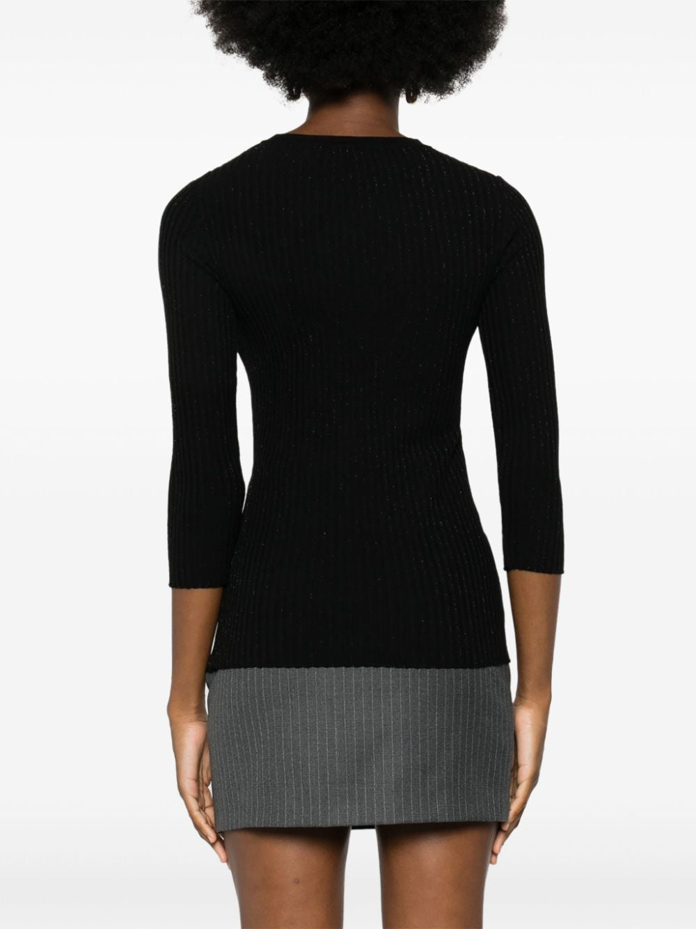 ELISABETTA FRANCHI Ribbed Knit Jumper for Women