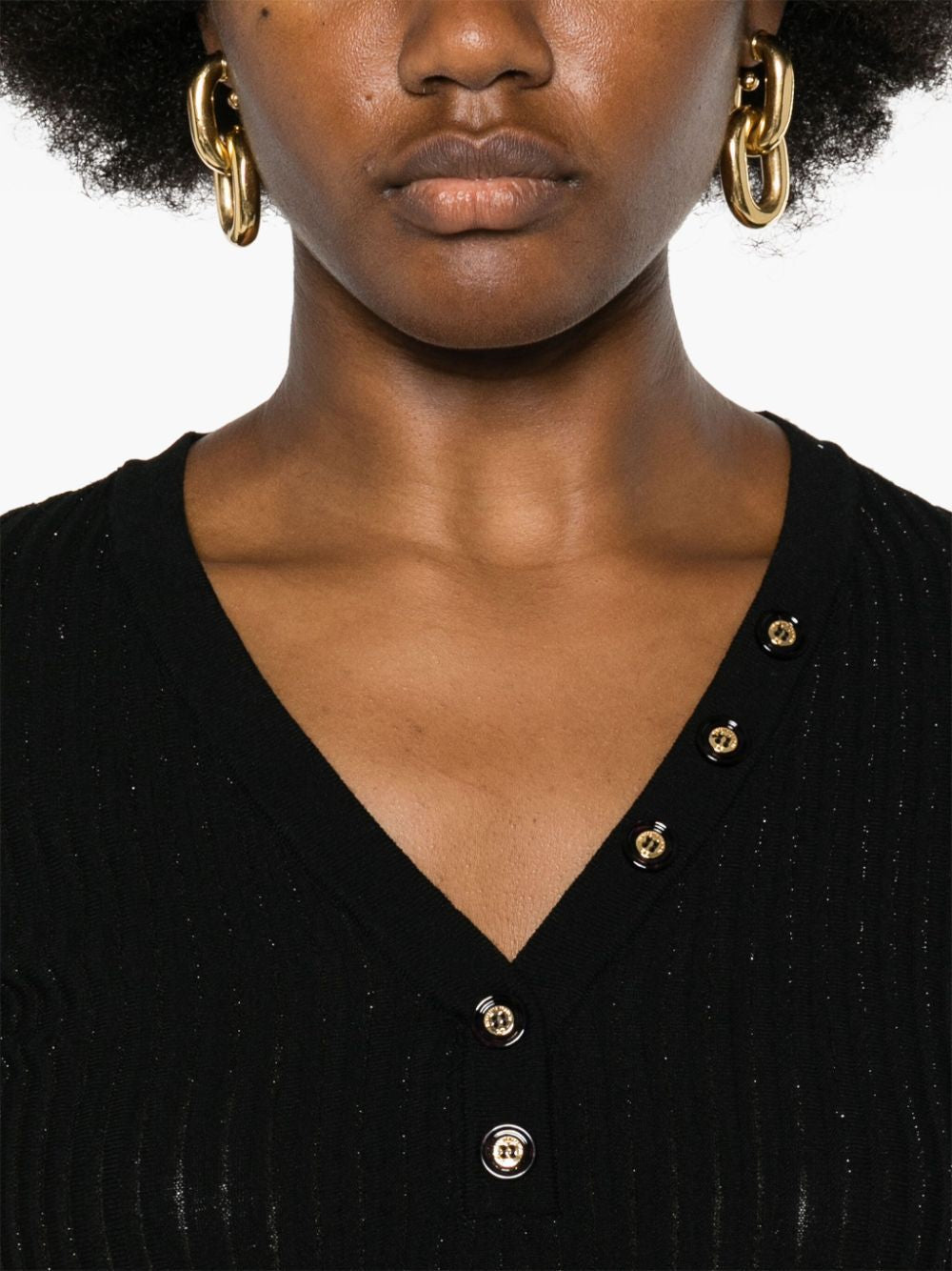 ELISABETTA FRANCHI Ribbed Knit Jumper for Women