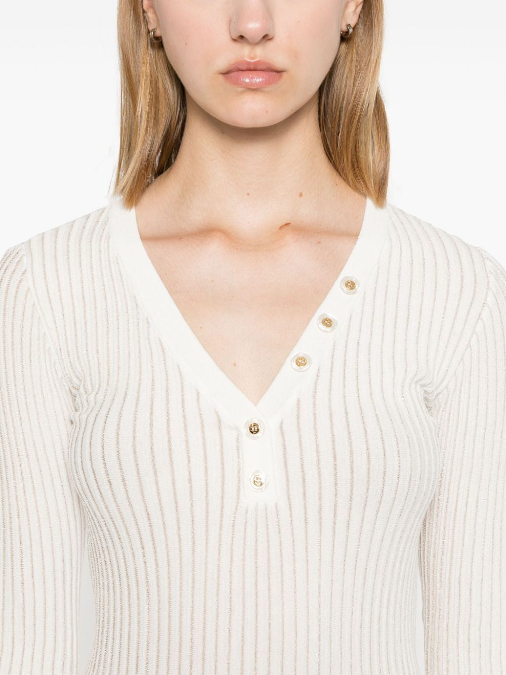 ELISABETTA FRANCHI Ribbed Knit Jumper for Women - Fall/Winter 2025