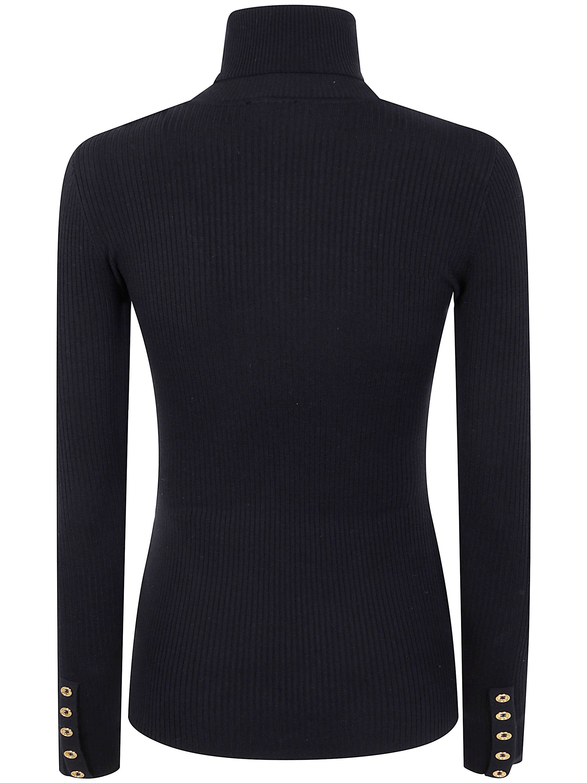 ELISABETTA FRANCHI Slim-Fit Ribbed Knit with Pocket