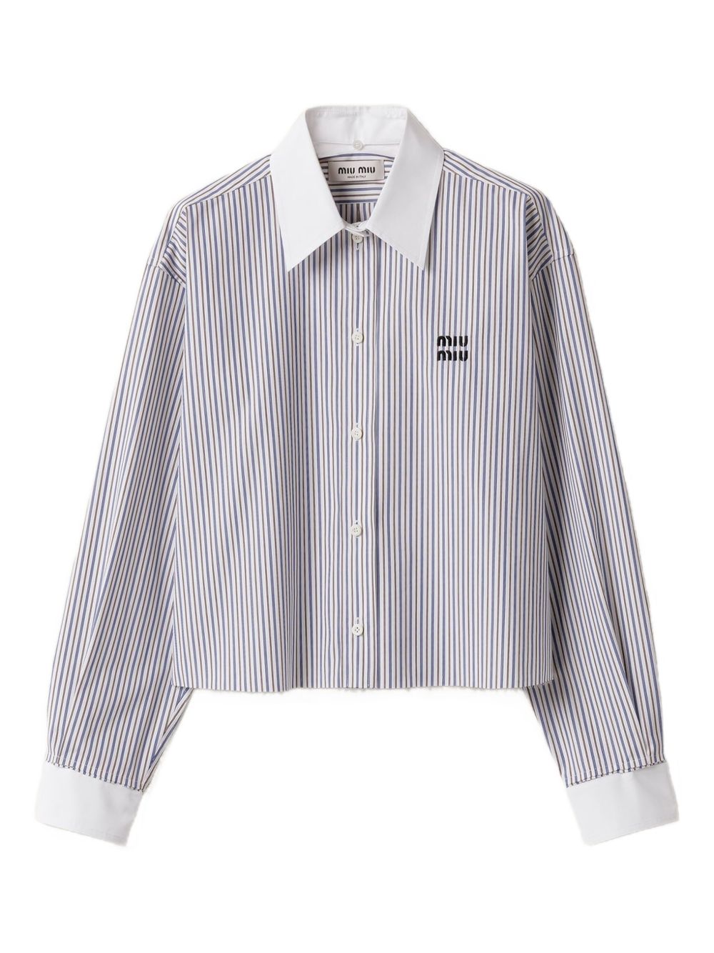 MIU MIU Chic Striped Button-Up Shirt for Women