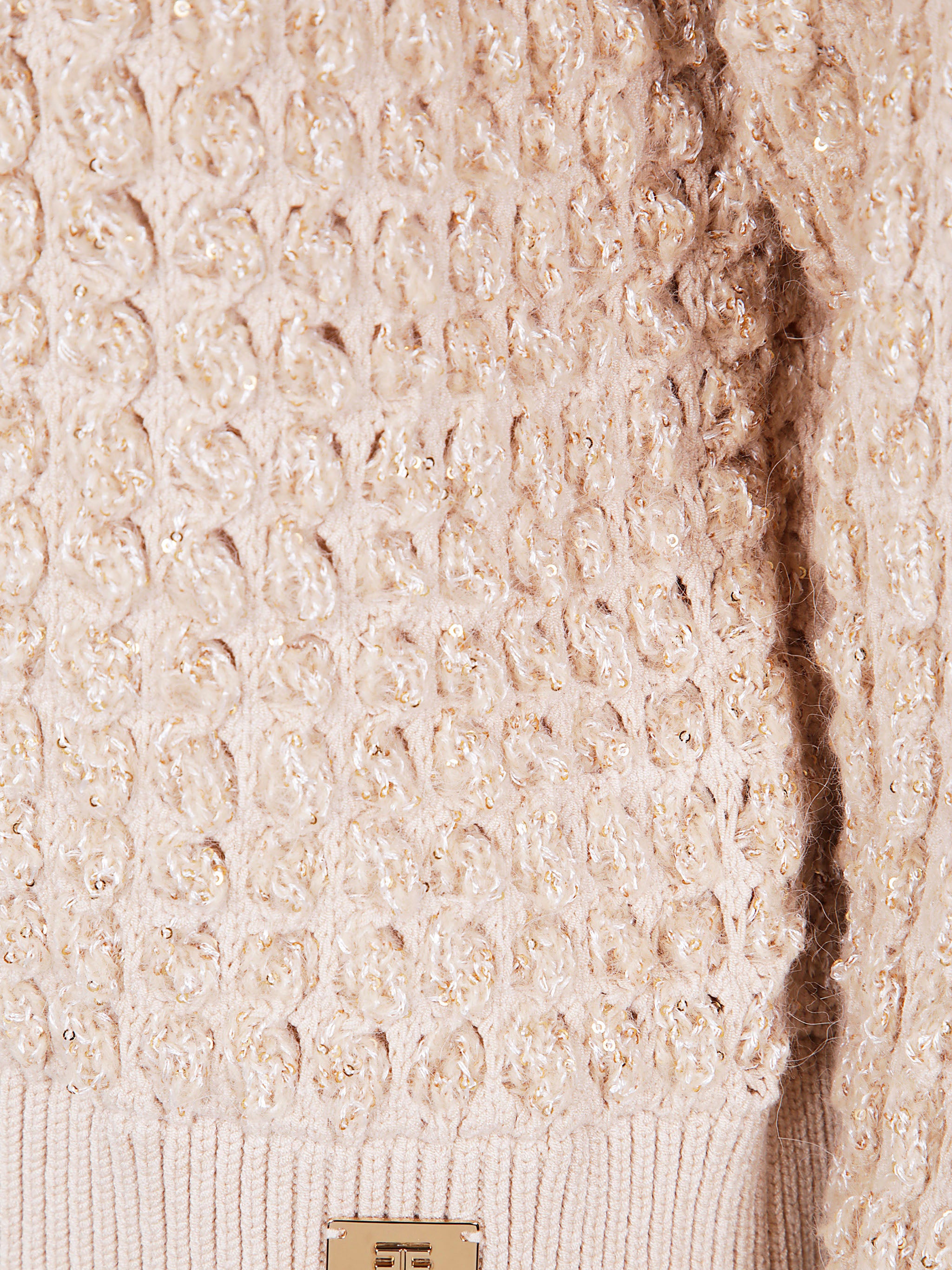 ELISABETTA FRANCHI Oversized Turtleneck Sweater