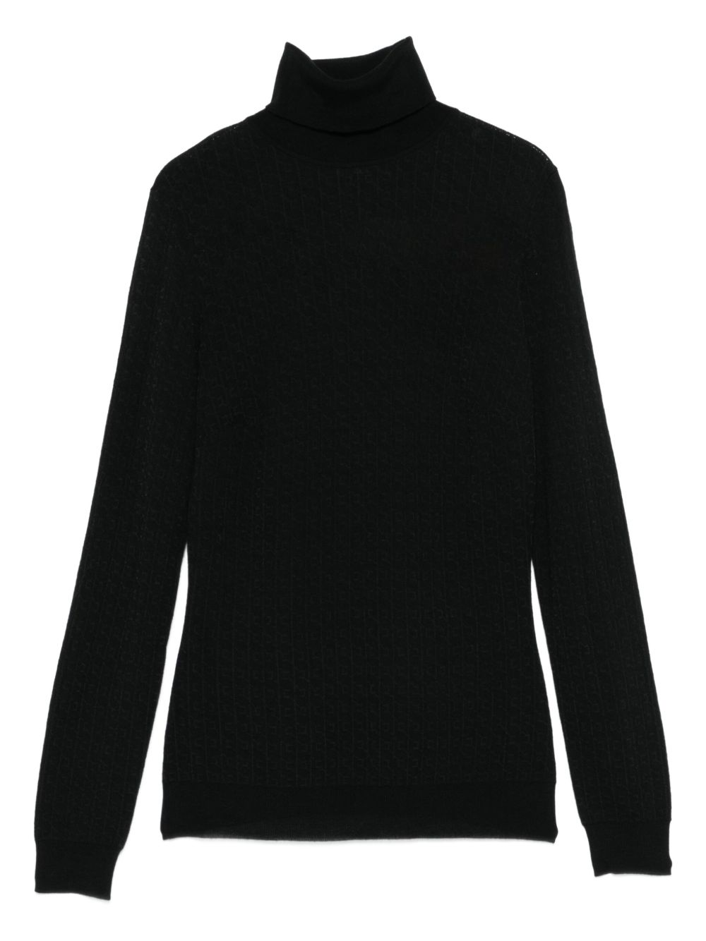 ELISABETTA FRANCHI Ribbed Turtleneck Top