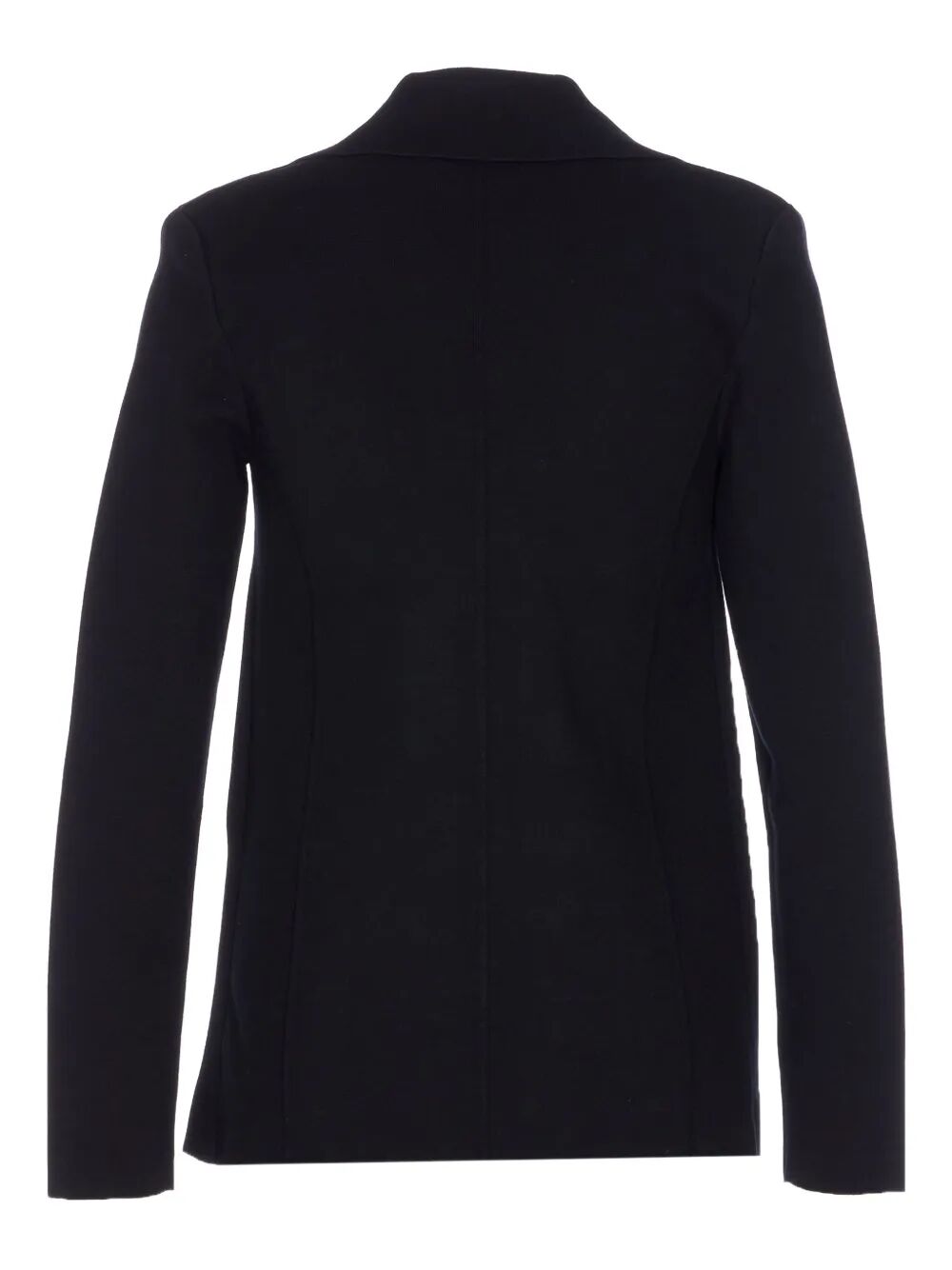 ELISABETTA FRANCHI Double-Breasted Knit Jacket with Embroidery
