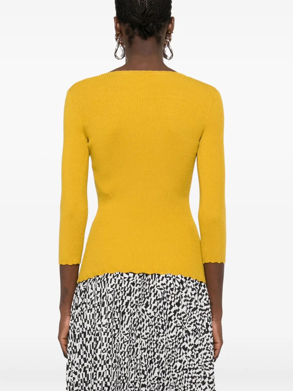 ELISABETTA FRANCHI V-Neck Sweater for Women - SS25 Collection