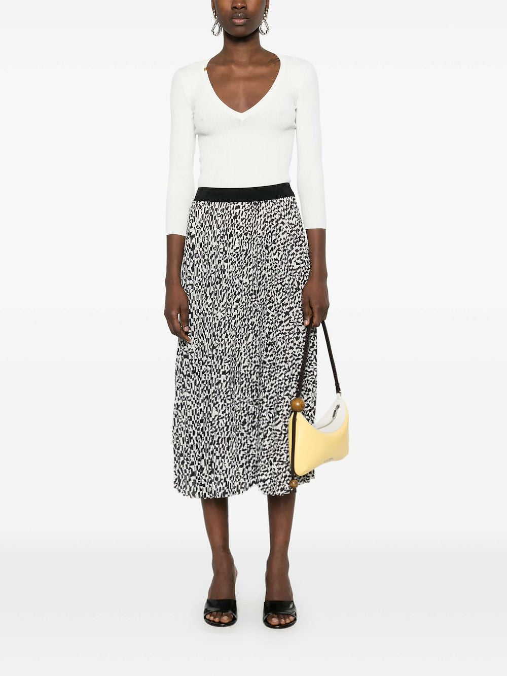 ELISABETTA FRANCHI V-Neck Sweater for Women - SS25 Collection