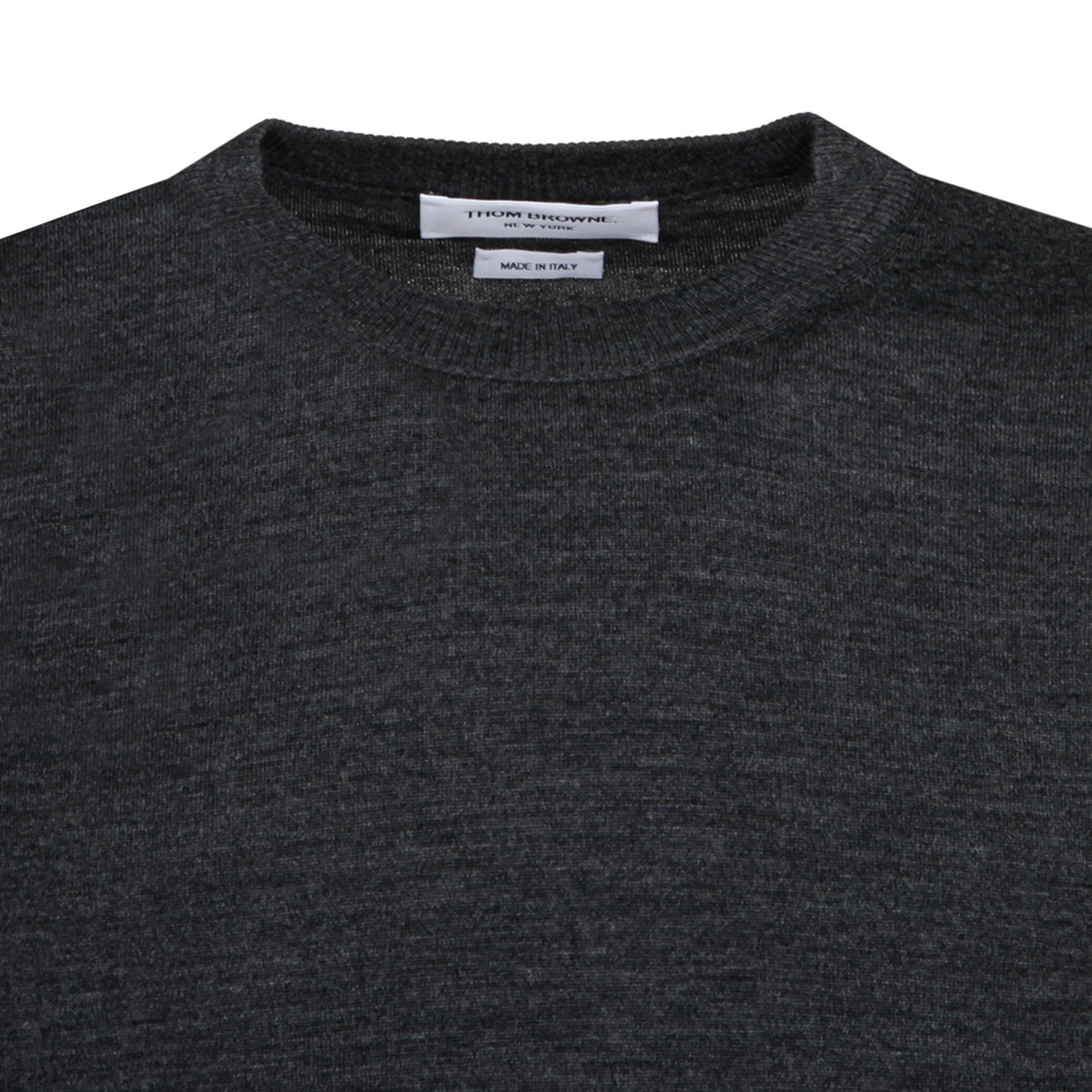 THOM BROWNE Men's Classic 4-Bar Virgin Wool Sweater - Size 3