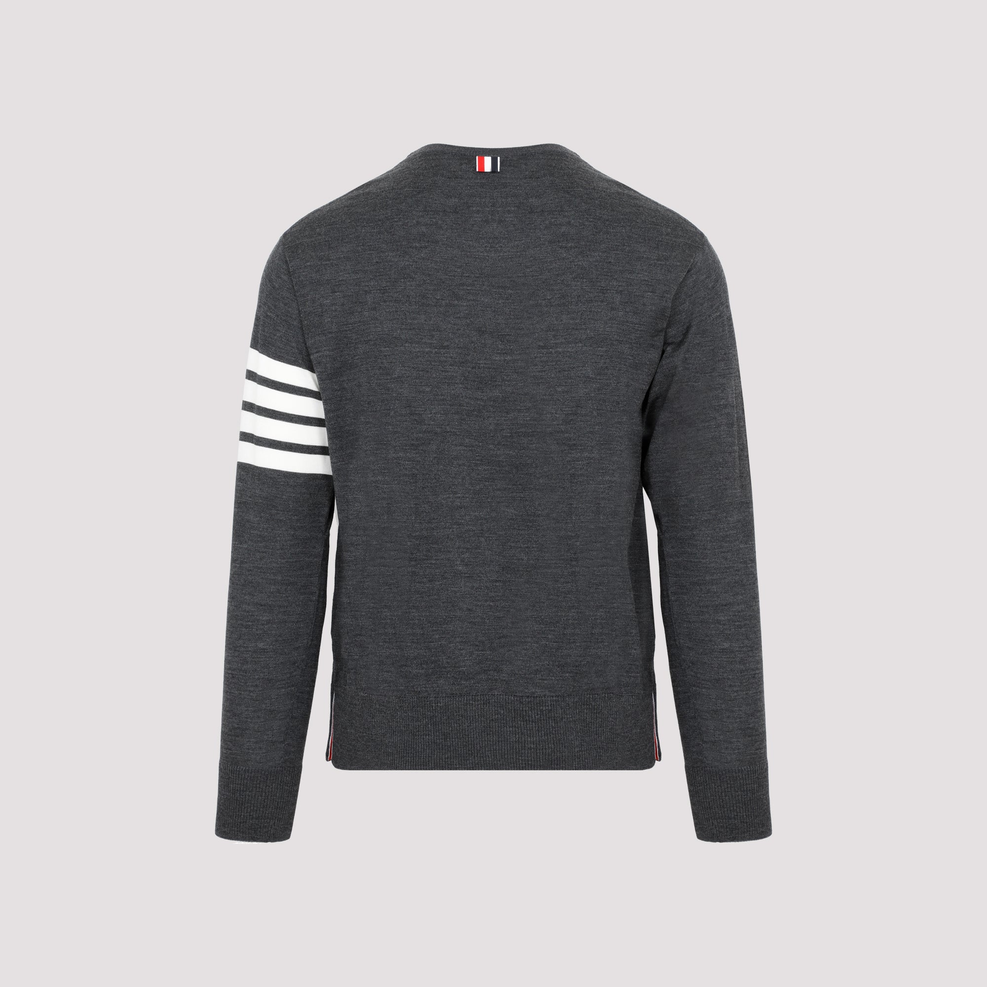 THOM BROWNE Men's Wool 4-Bar Pullover