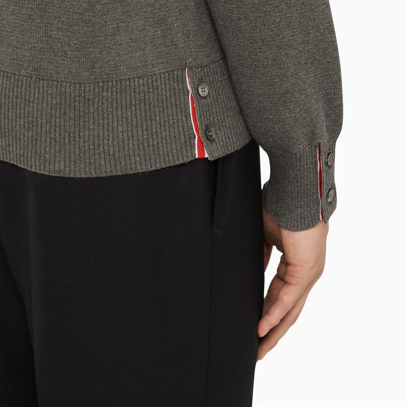 THOM BROWNE Classic Cotton Sweater for Men - Medium