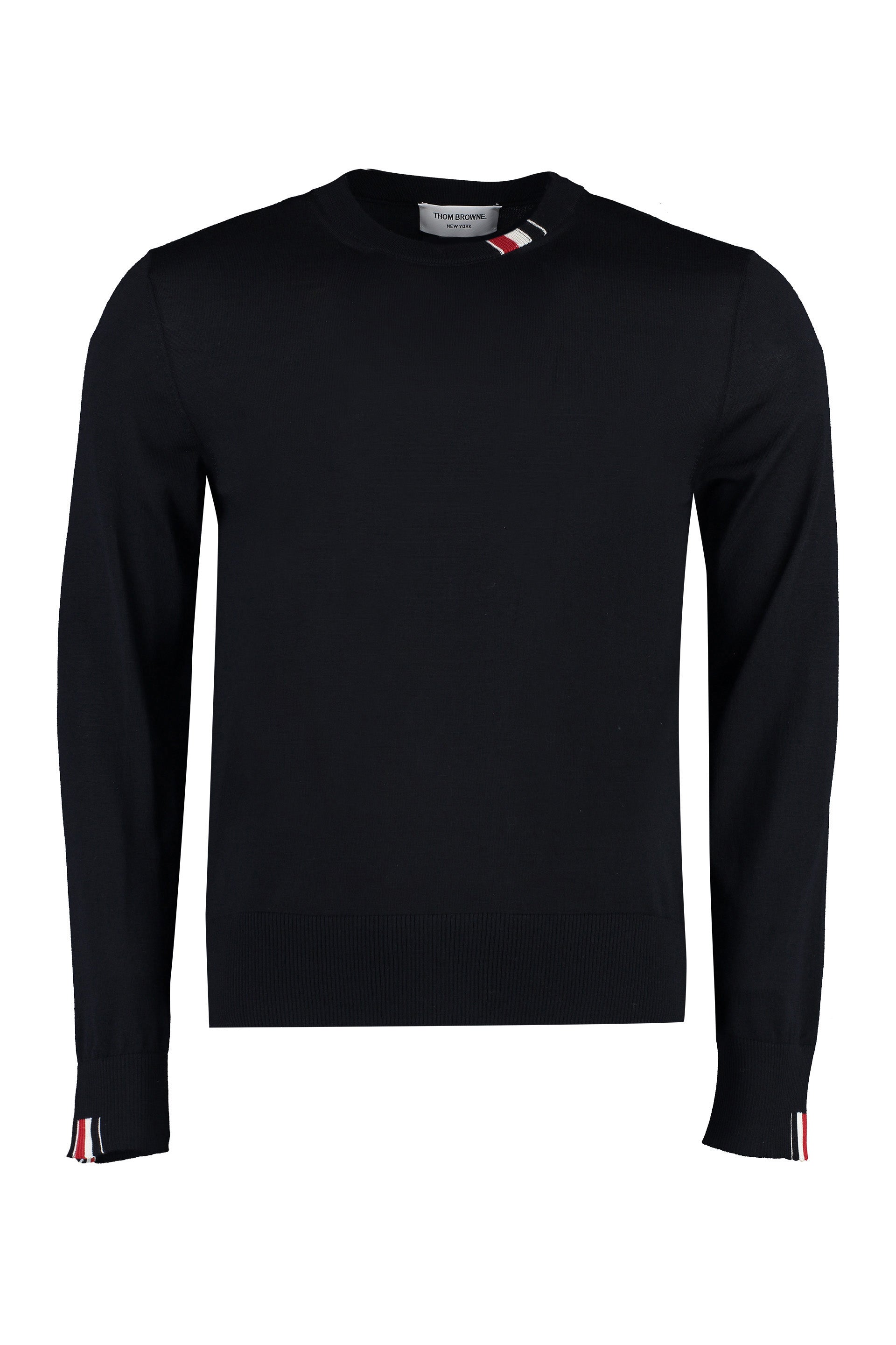 THOM BROWNE Virgin Wool Crew-Neck Sweater - FW23 Size 0
