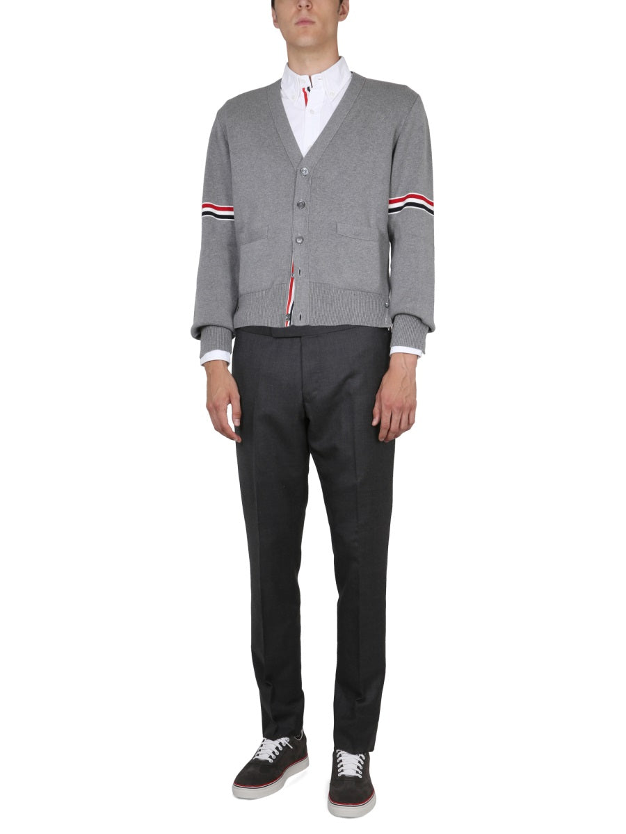 THOM BROWNE Men's Mini Cotton Cardigan