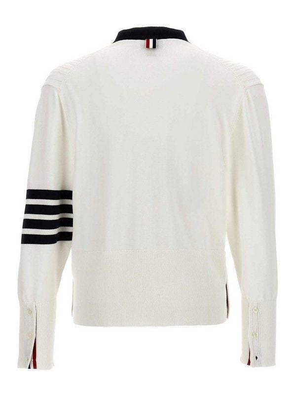 THOM BROWNE Cotton Cardigan for Men