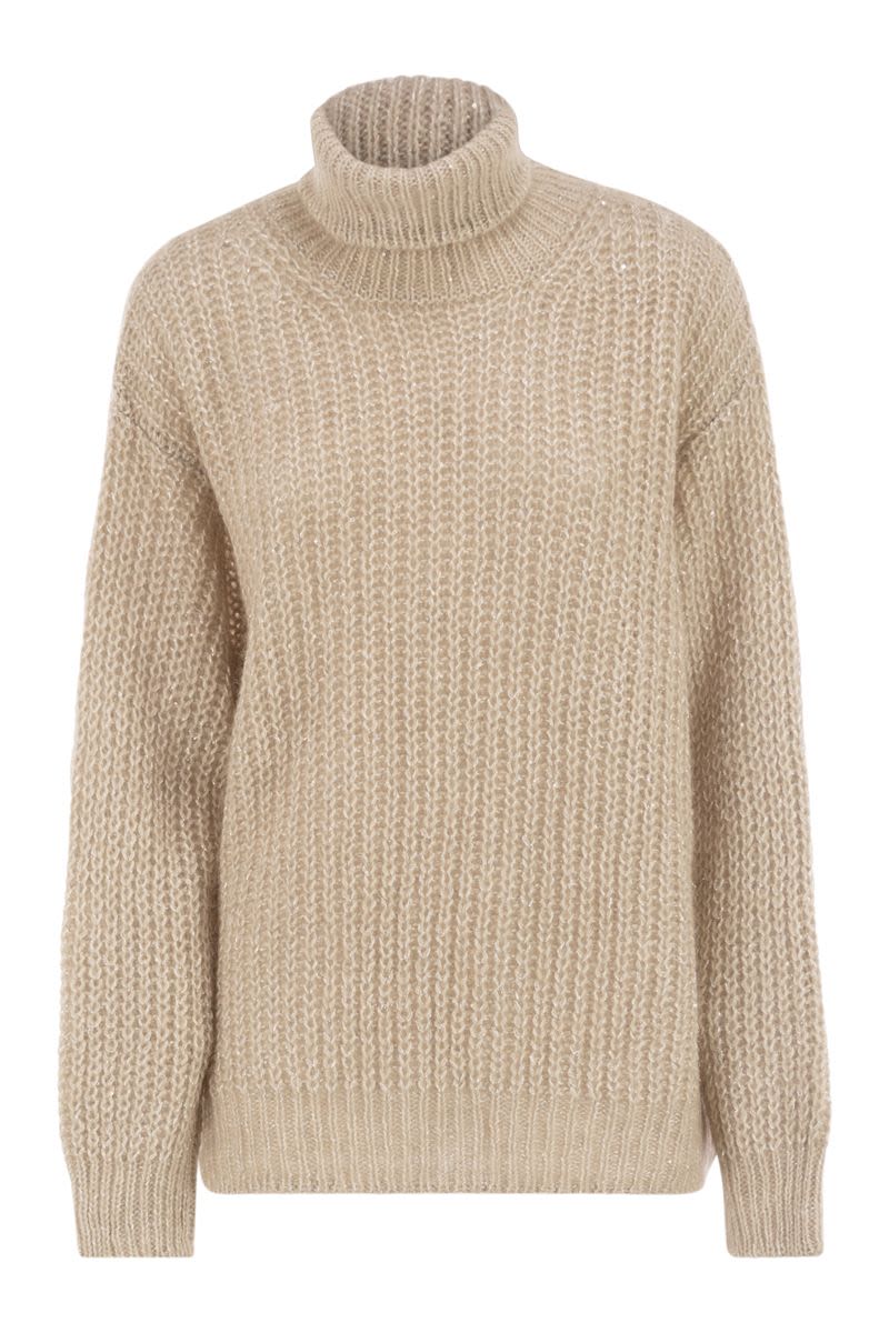 HERNO Luxurious Wool and Alpaca Turtleneck Jumper