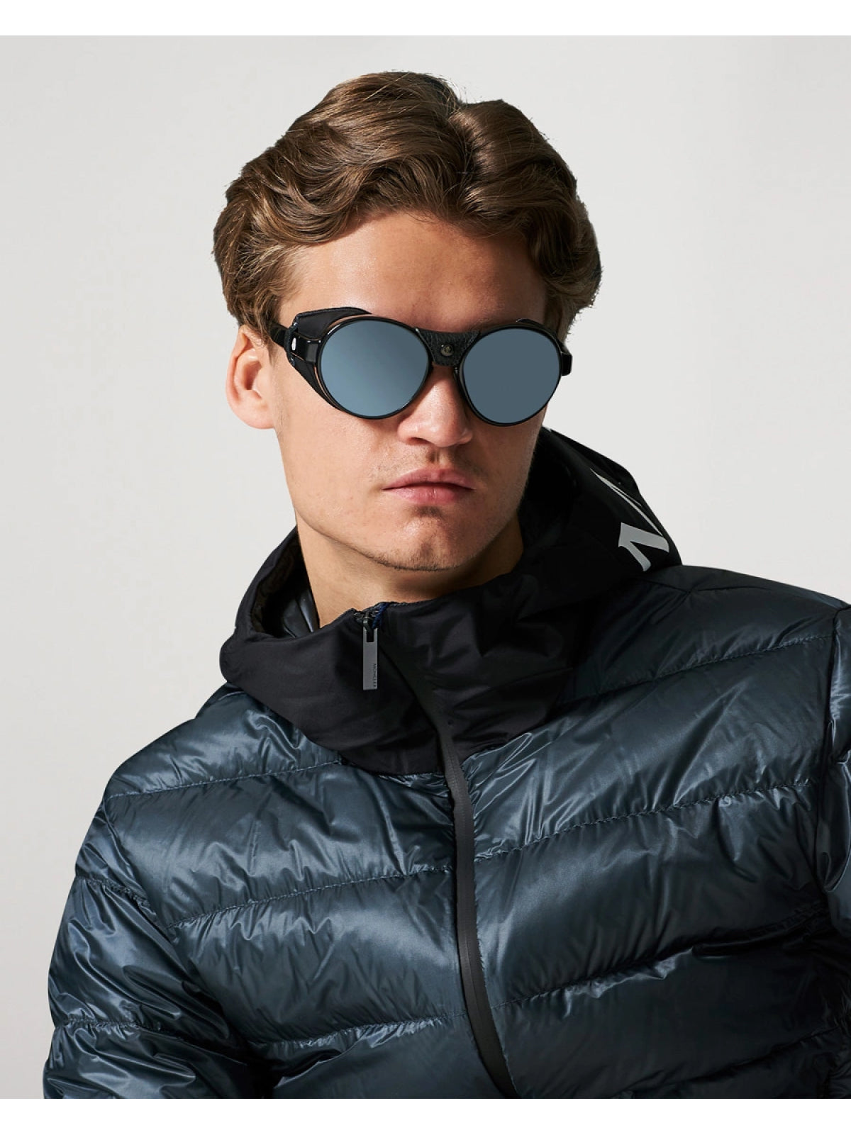 MONCLER Sunglasses with Logo - 56 mm Lenses
