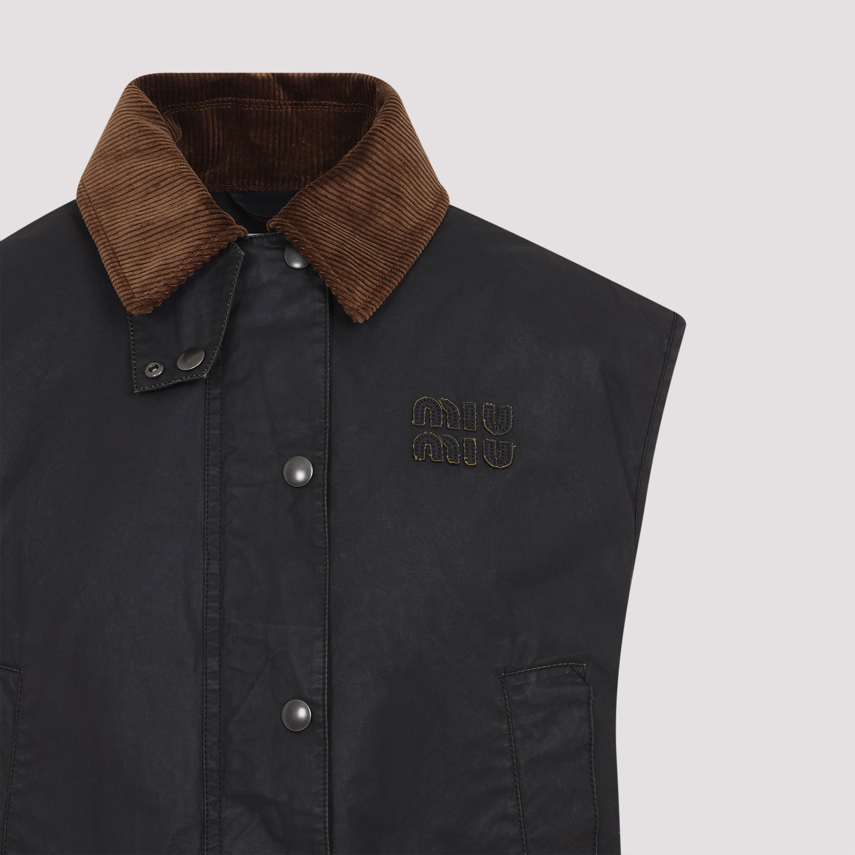 MIU MIU Cotton Jacket for Women - SS25 Collection