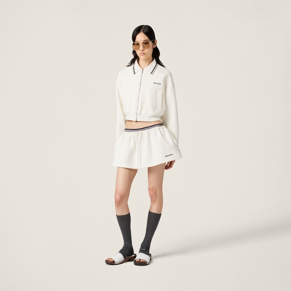 MIU MIU Stylish Cotton Jacket for Women - FW25 Collection